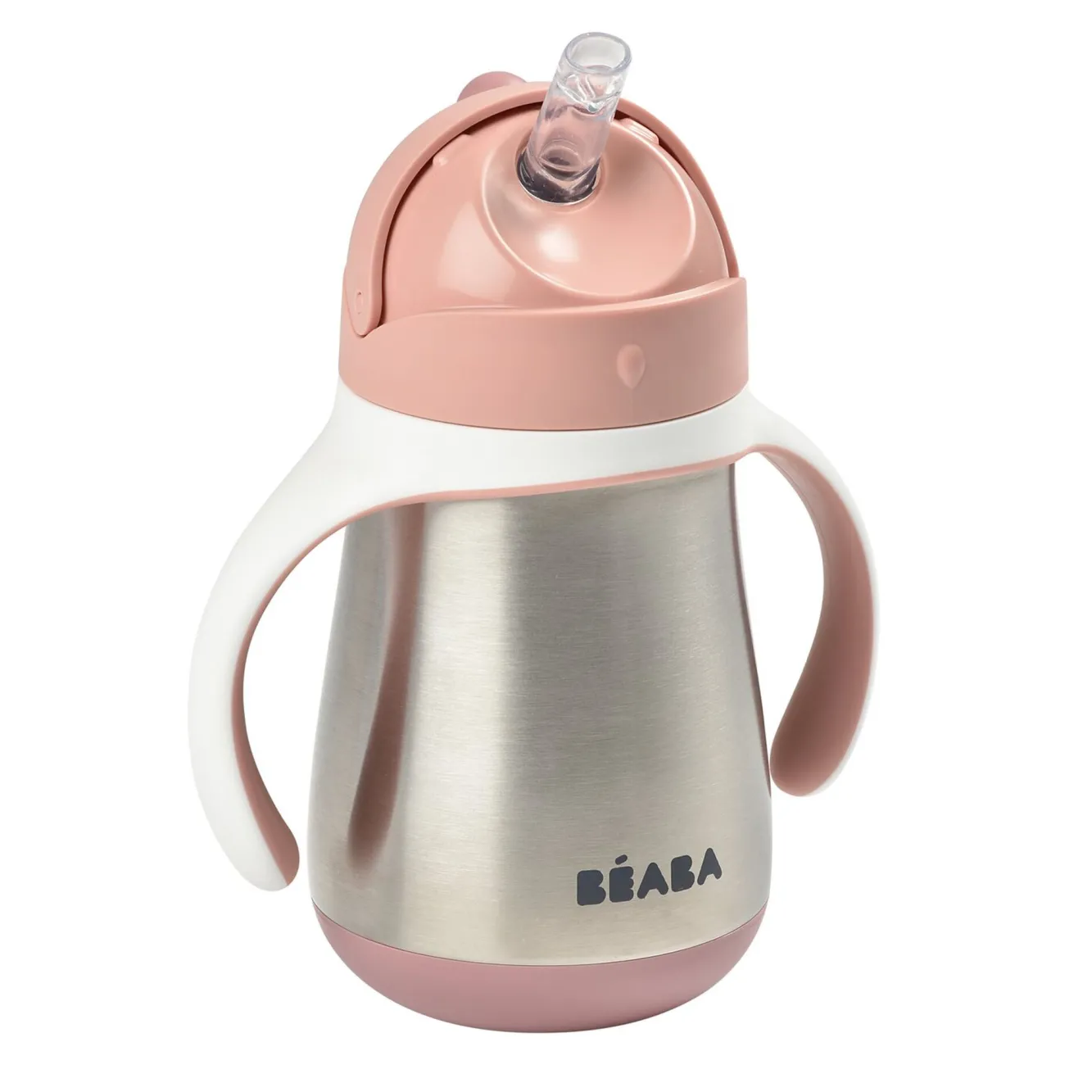 BÉABA Couverts, Vaisselle Et Bavoirs>Tasse Paille Inox 250 Ml Old Pink