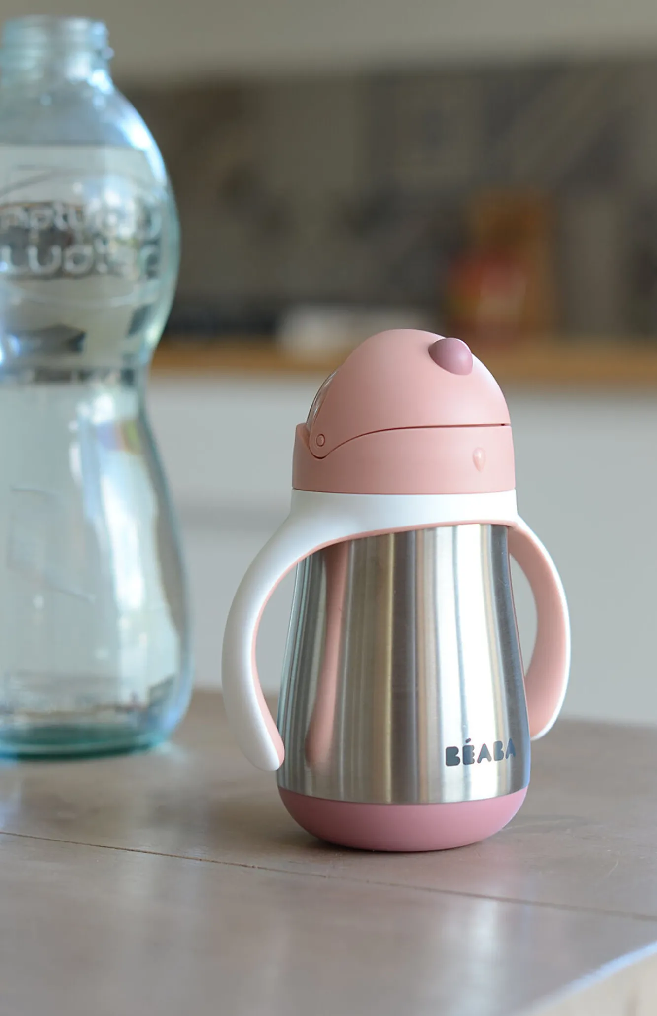 BÉABA Couverts, Vaisselle Et Bavoirs>Tasse Paille Inox 250 Ml Old Pink