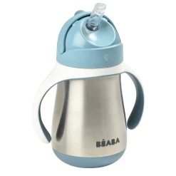 BÉABA Couverts, Vaisselle Et Bavoirs>Tasse Paille Inox 250 Ml Windy Blue