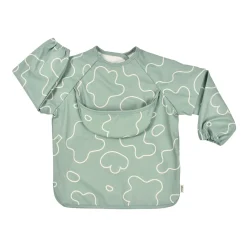 Bavoir A Manches Evolutif 2 En 1 Sage Green*BÉABA Sale