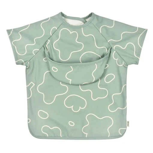 Bavoir A Manches Evolutif 2 En 1 Sage Green*BÉABA Sale