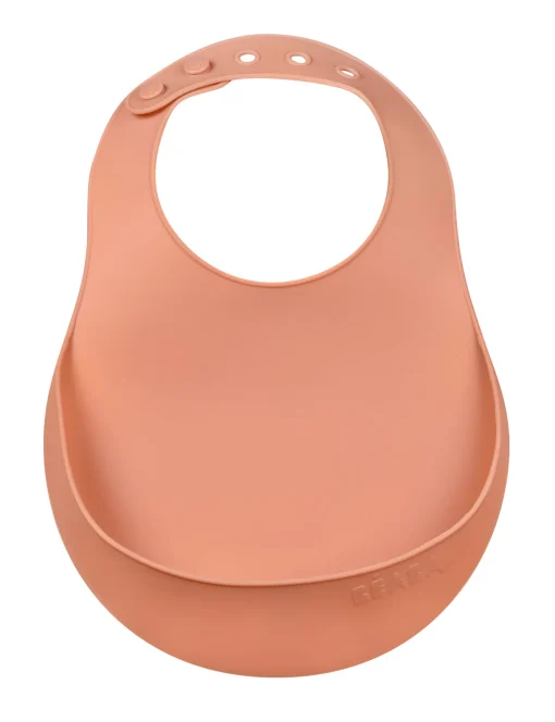 Bavoir Silicone Terracotta*BÉABA New