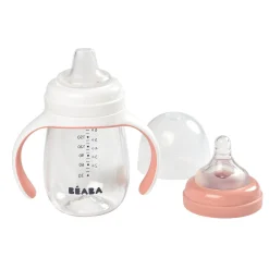 Biberon D'Apprentissage 2 En 1 210 Ml Old Pink*BÉABA New