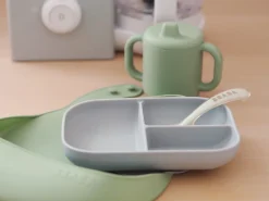 Coffret Repas Les Essentiels Grey / Sage Green*BÉABA Discount