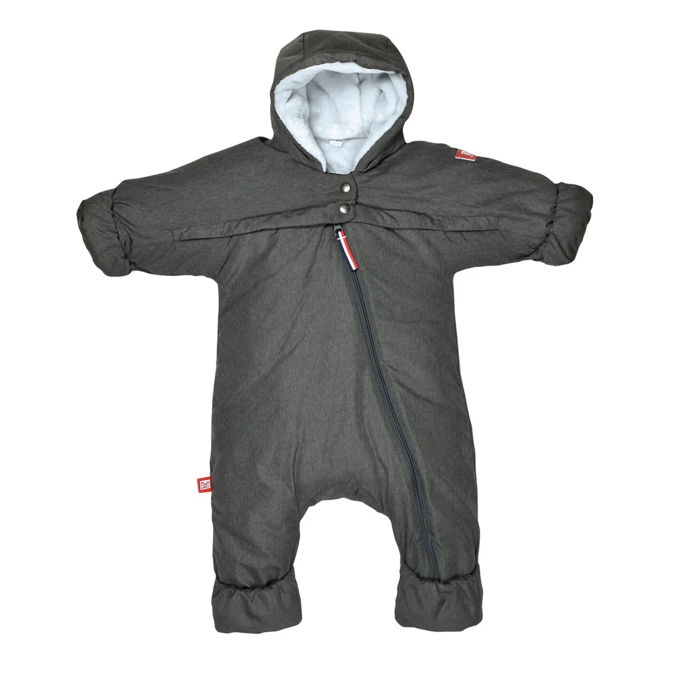 Combi T-Zip 0-6M Heather Grey*BÉABA
