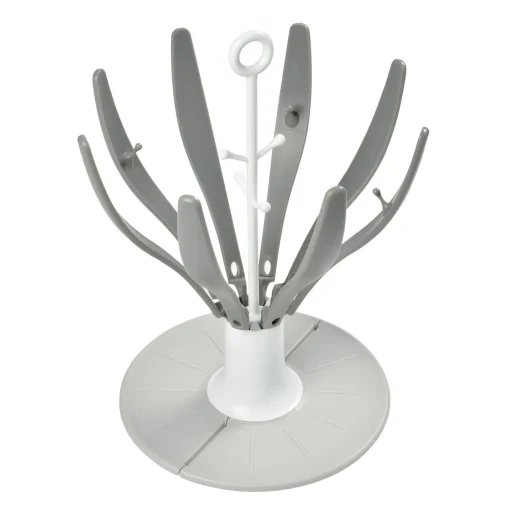 Egoutte-Biberon Flower Pliable Grey*BÉABA Online