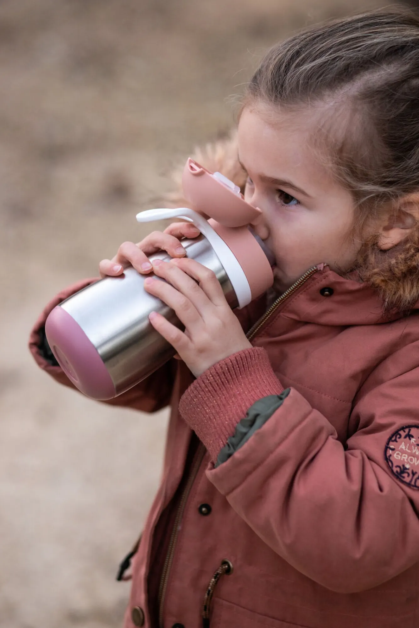 Gourde Inox 350 Ml Old Pink*BÉABA Discount