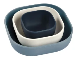 Lot De 3 Bols Silicone Gigogne Night Blue*BÉABA Discount