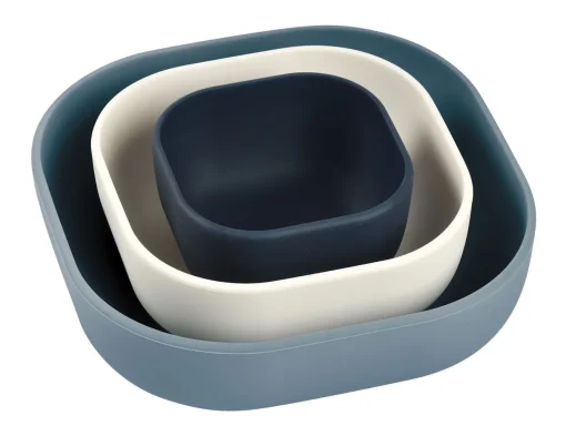 Lot De 3 Bols Silicone Gigogne Night Blue*BÉABA Discount