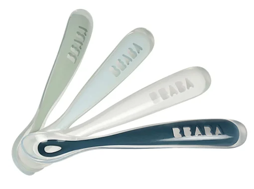 Lot De 4 Cuilleres 1Er Age Silicone Storm*BÉABA Sale