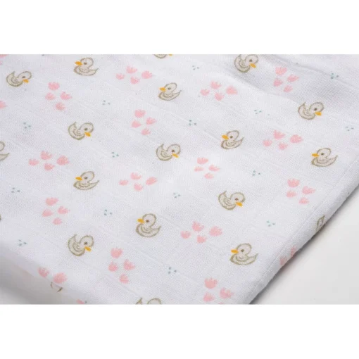 Lot De 3 Langes En Coton Swans*BÉABA