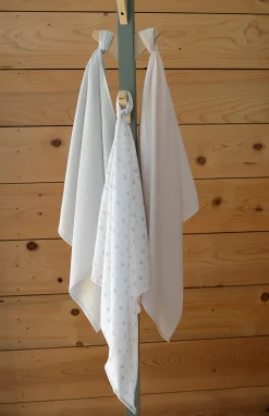 Lot De 3 Langes En Coton Swans*BÉABA