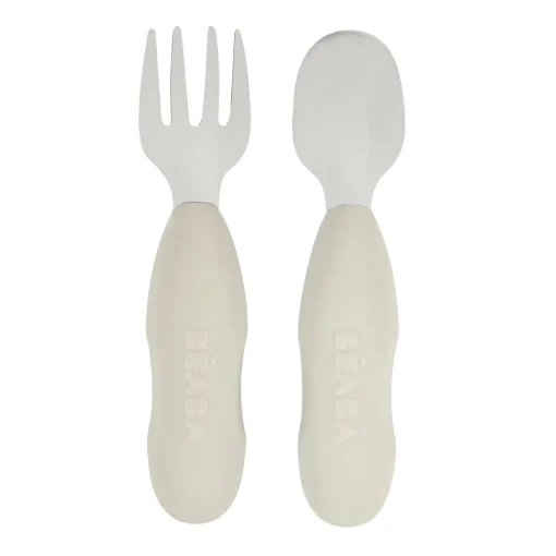 Lot De 2 Pre-Couverts Inox Velvet Grey*BÉABA Hot