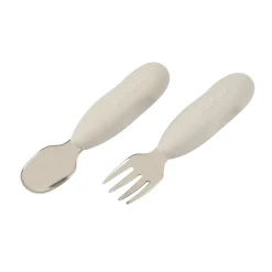 Lot De 2 Pre-Couverts Inox Velvet Grey*BÉABA Hot
