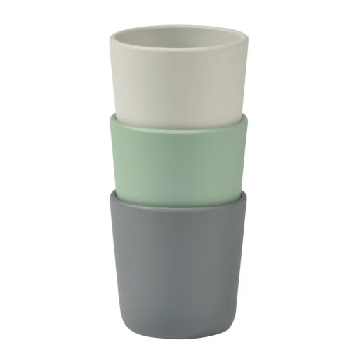 Lot De 3 Verres Silicone Velvet Grey / Sage Green*BÉABA Outlet