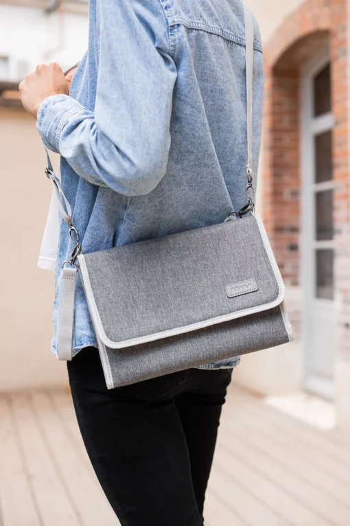 Pochette A Langer Geneve Heather Grey*BÉABA Hot