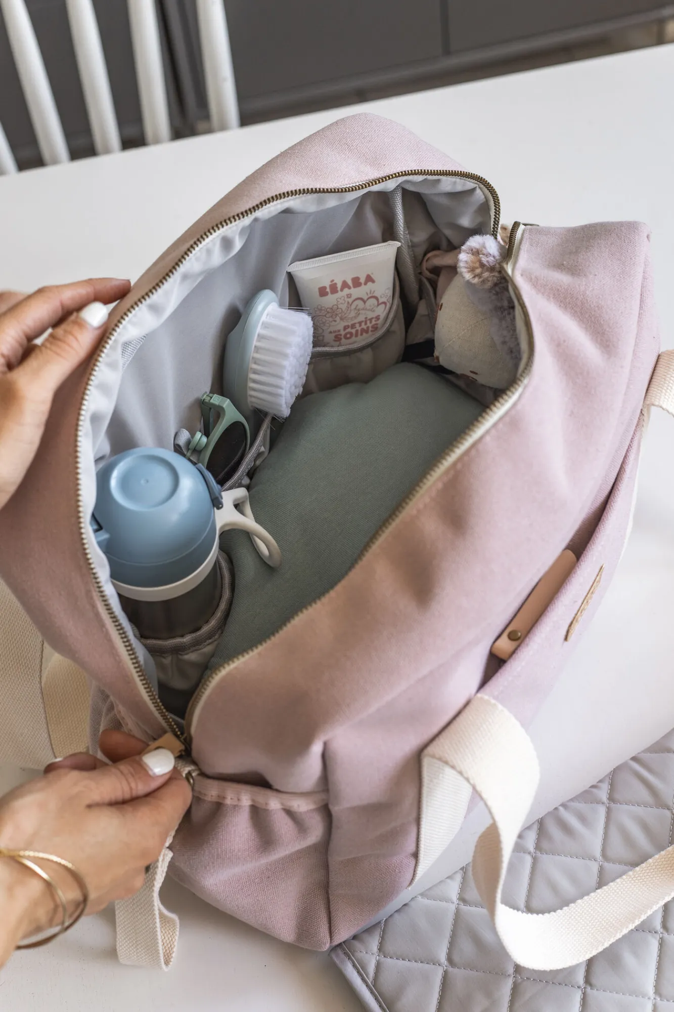 Sac A Langer Paris Dusty Pink*BÉABA