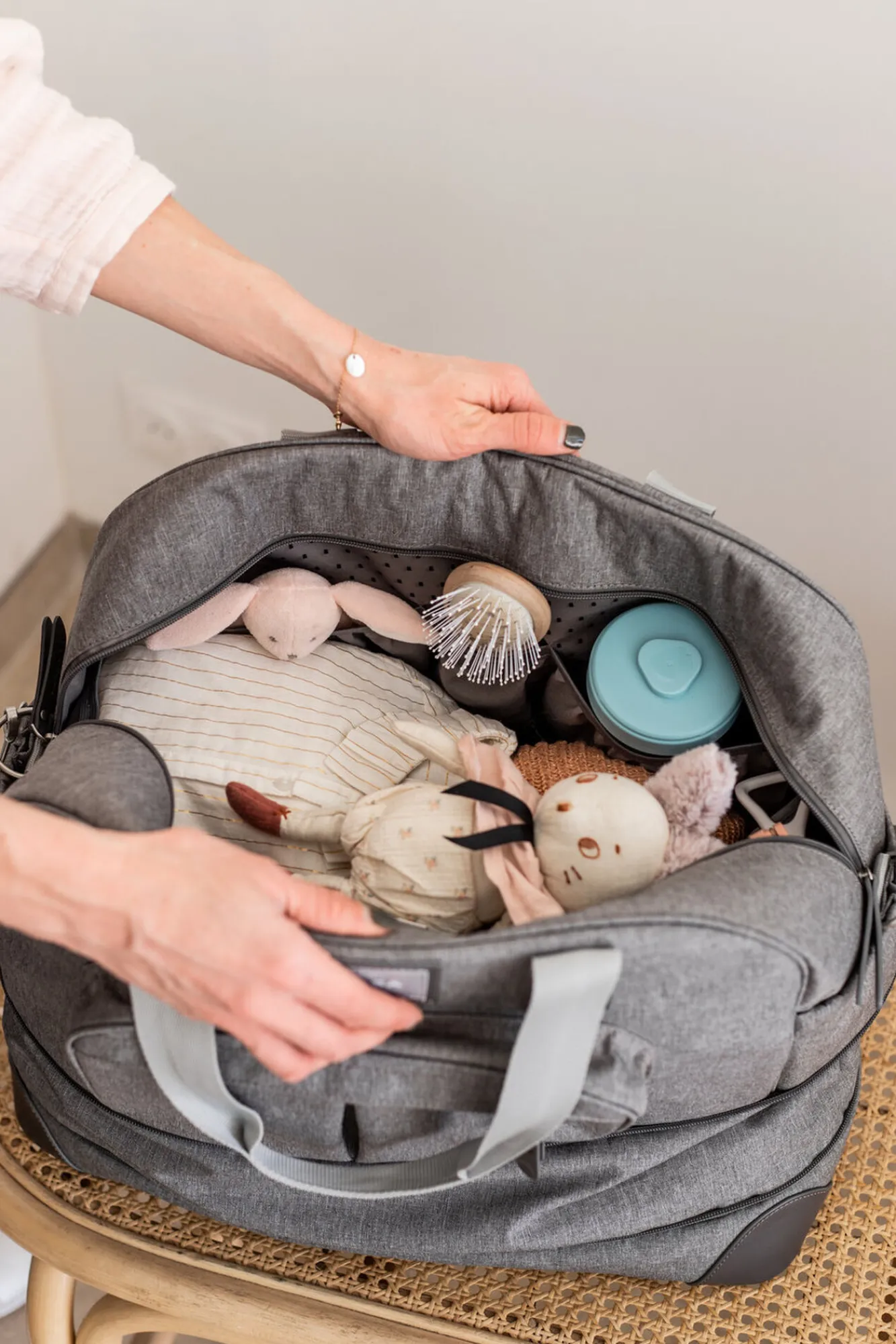 Sac De Voyage Amsterdam Heather Grey*BÉABA Hot