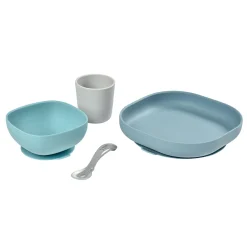 Set Vaisselle Silicone 4 Pieces Jungle*BÉABA New