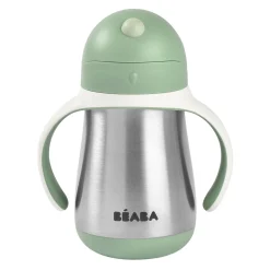 Tasse Paille Inox 250 Ml Sage Green*BÉABA Outlet