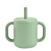 Tasse Paille Silicone Sage Green*BÉABA