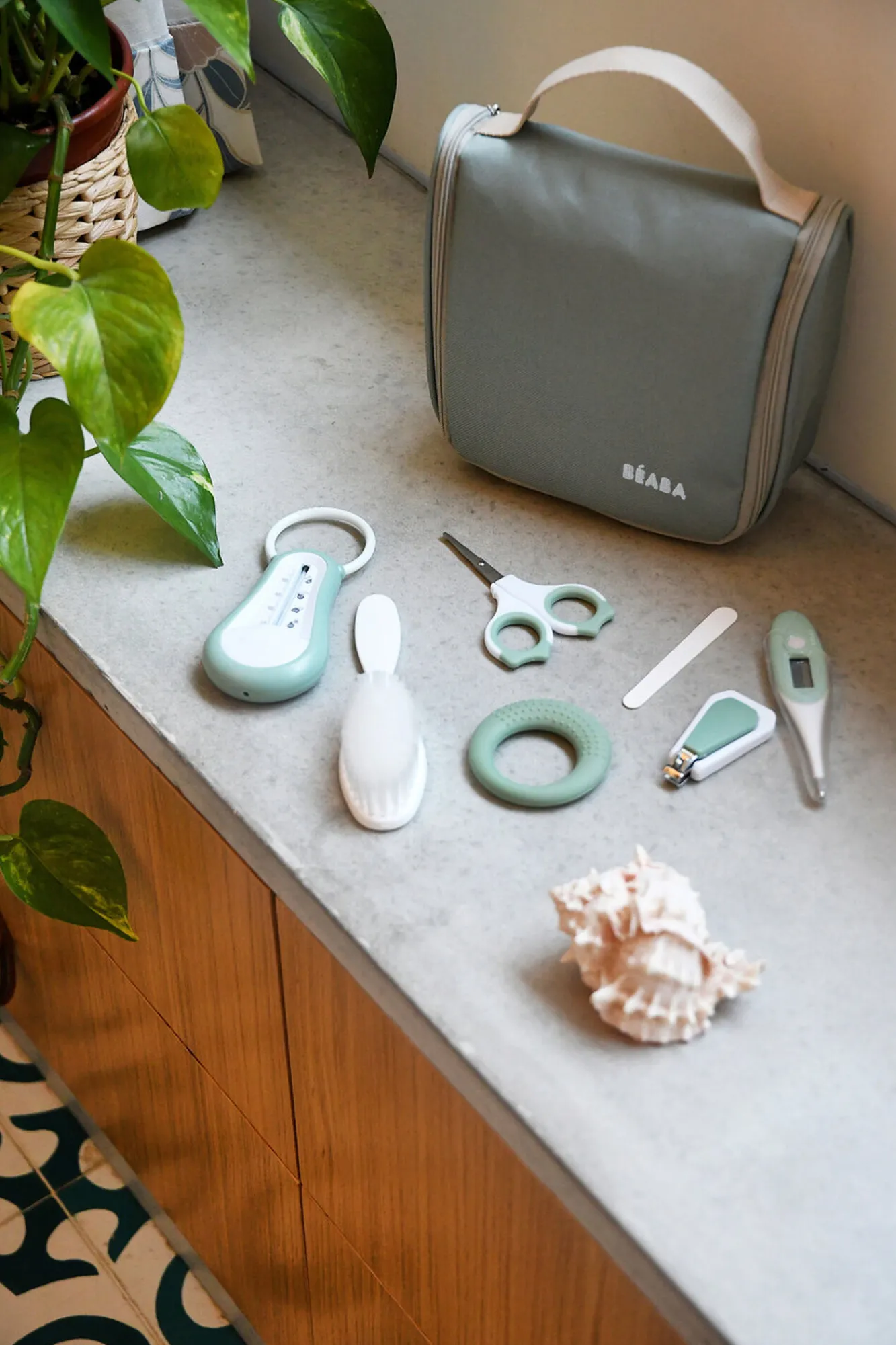 Trousse De Toilette Nomade Sage Green*BÉABA Best